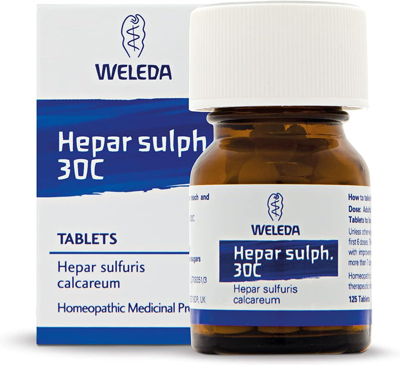 Weleda Hepar Sulph 30C - 125 Tablets