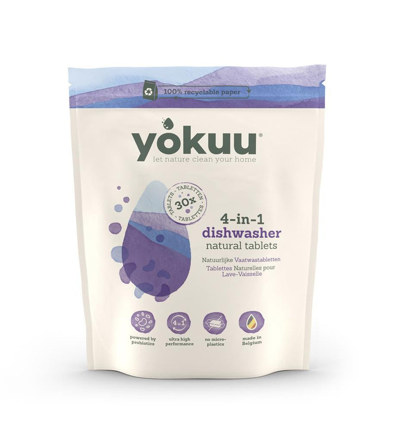 Yokuu All-In-1 Dishwasher Tablets - 30 Tabs