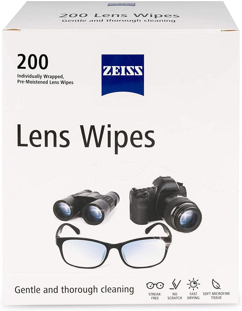 Zeiss Lens Wipes - 200 Wipes
