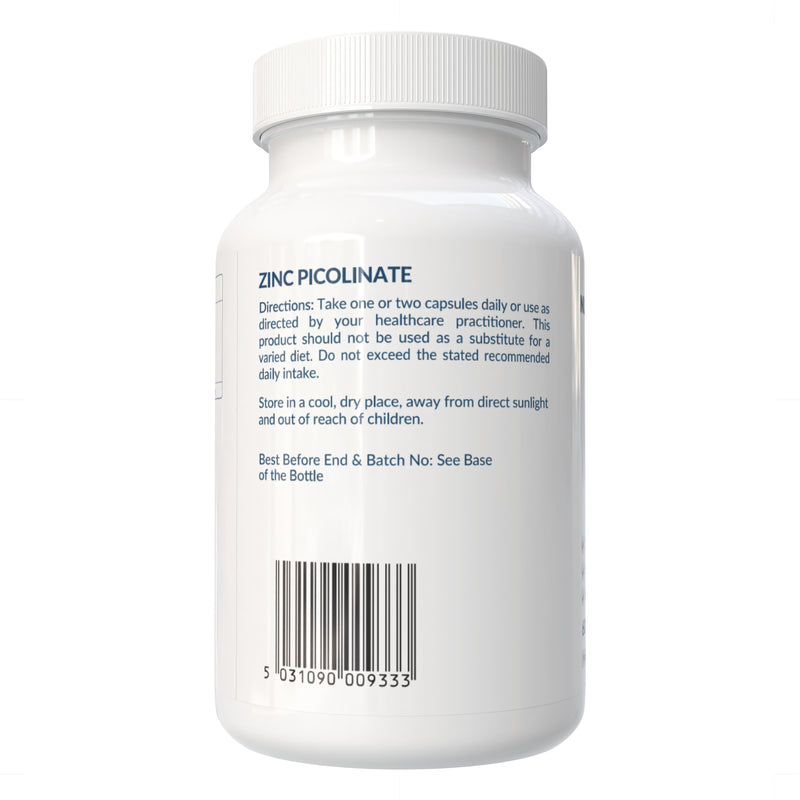 Zinc Picolinate High Potency Immune & Prostate Support - 60 Capsules