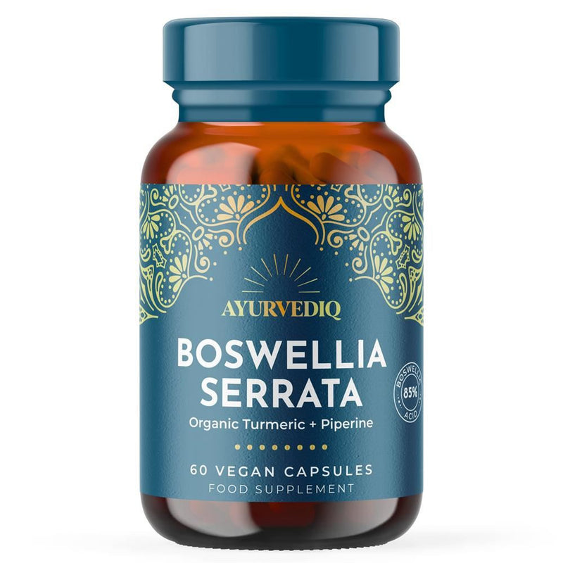 Ayurvediq Wellness Boswellia Serrata with Turmeric & Black Pepper Extract - 60 Capsules