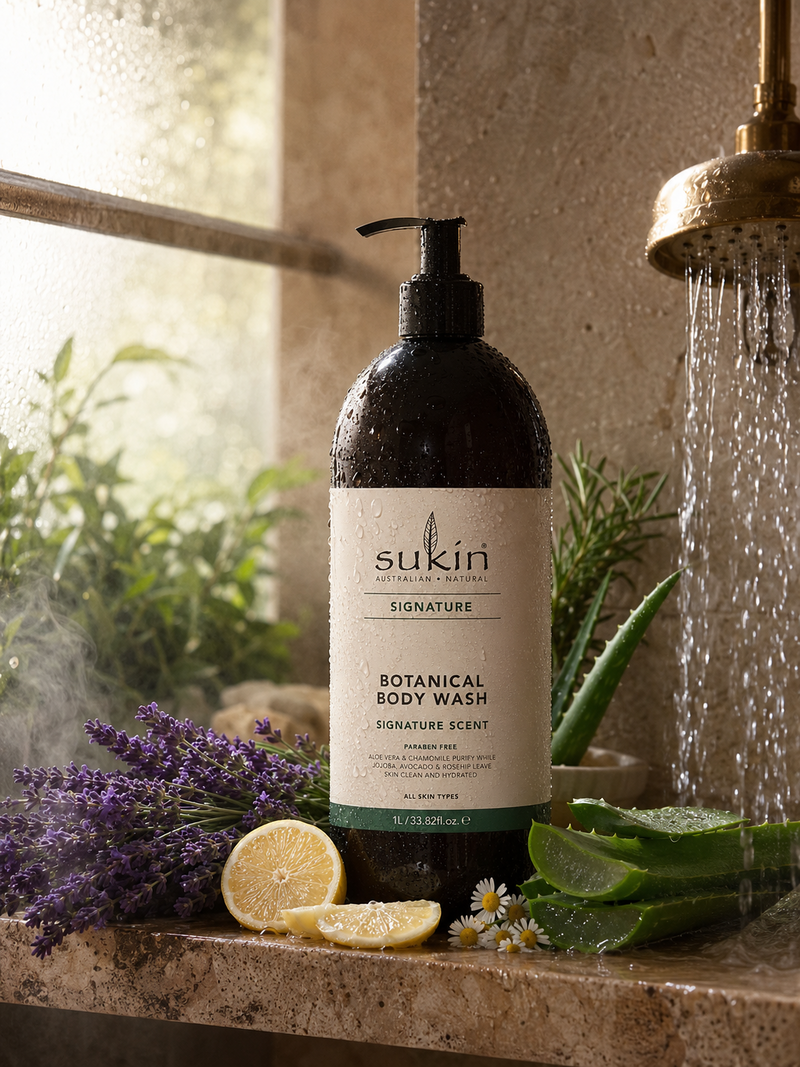 Sukin Botanical Body Wash (Pump) - 1 Litre