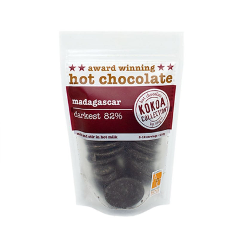 Kokoa Collection Madagascar Darkest 82% Hot Chocolate - 210g