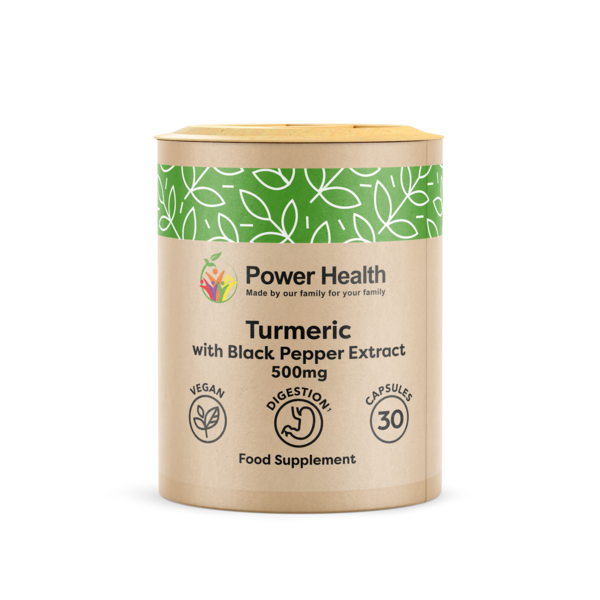 Power Health Turmeric 500mg & Black Pepper 30 Capsules