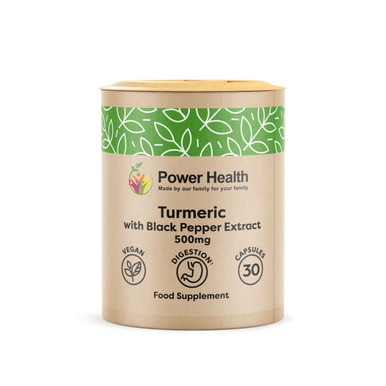 Power Health Turmeric 500mg & Black Pepper 30 Capsules
