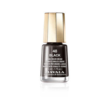 Mavala Black (no.48) Cream Nail Colour - 5ml