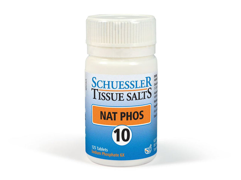 Schuessler Tissue Salts Nat Phos No 10 - 125 Tablets