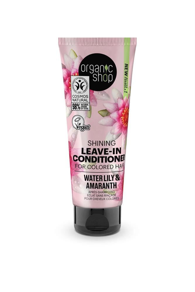 Organic Shop Water Lily & Amaranth Shining Leave-In Conditioner - 75ml