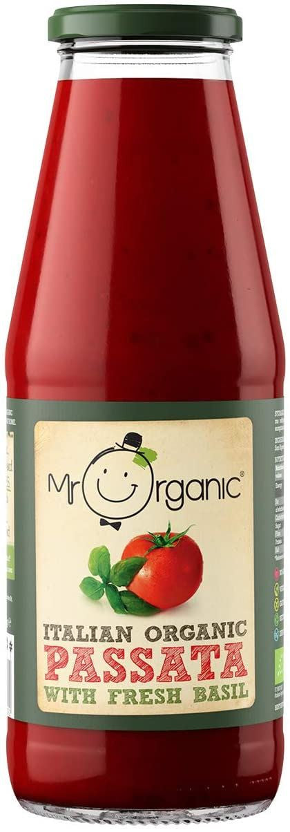 Mr Organic Italian Passata with Fresh Basil - 690g