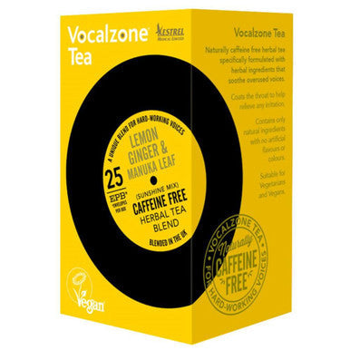 Vocalzone Lemon, Ginger & Manuka Leaf Tea - 25 Teabags