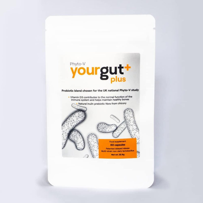 Phyto-v Yourgutplus+ (60 Capsules) | Natural Gut Health Supplement