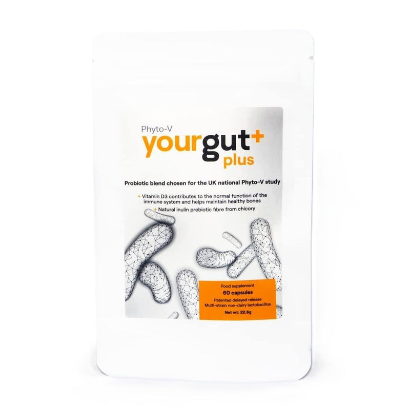 Phyto-v Yourgutplus+ (60 Capsules) | Natural Gut Health Supplement