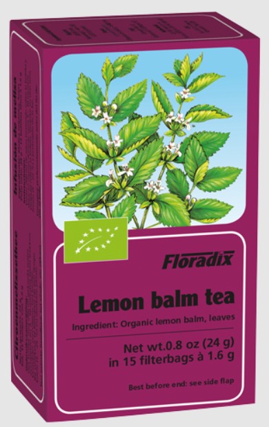 Floradix Herbal Tea Bags - Lemon Balm - 15 Bags