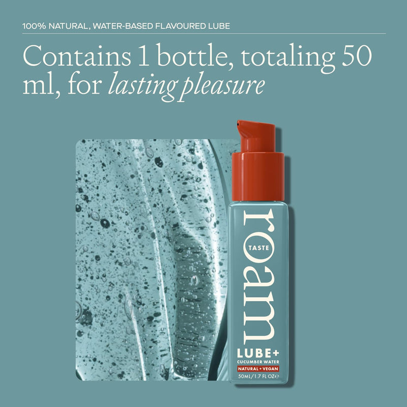 Roam Cucumber Flavour Water Based Vegan Lube - 50ml