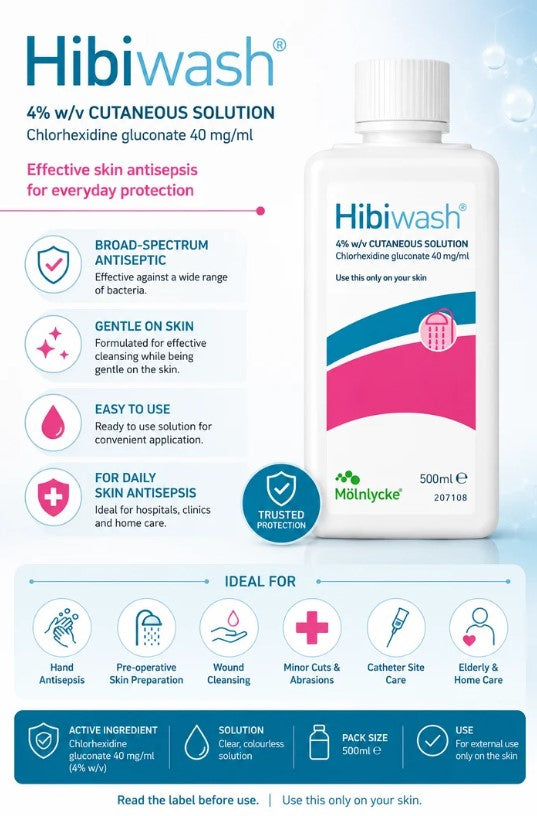 Hibiwash Skin Cleanser - 500ml