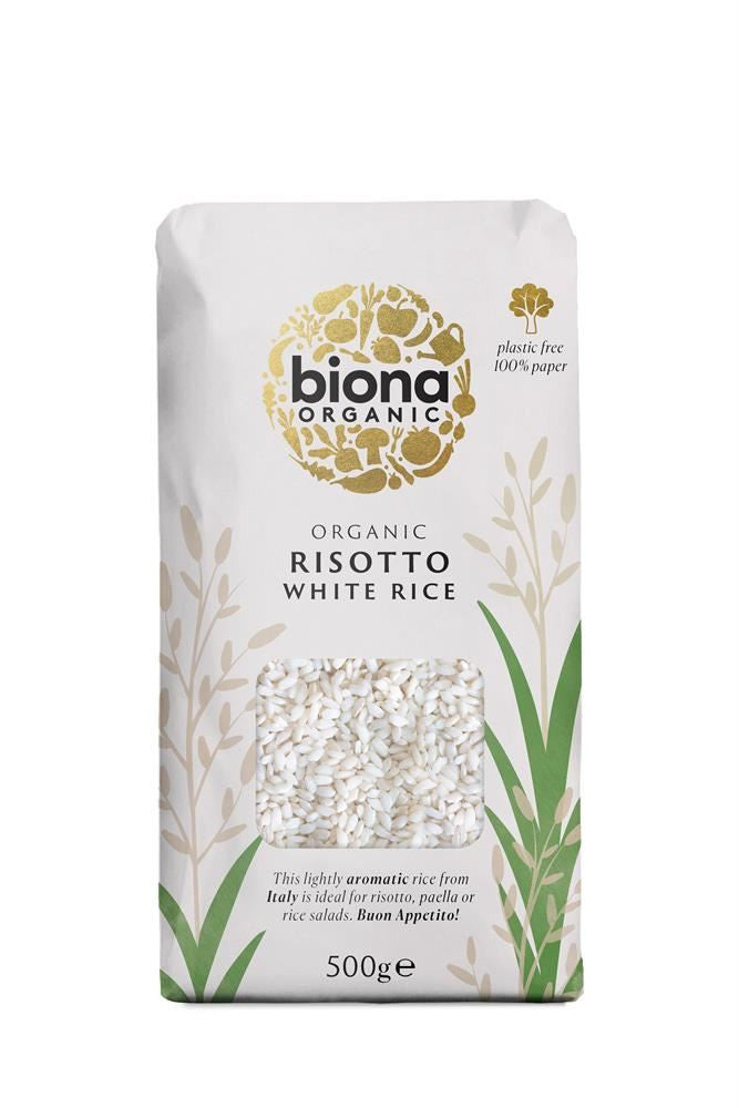 Biona Organic Risotto White Rice - 500g