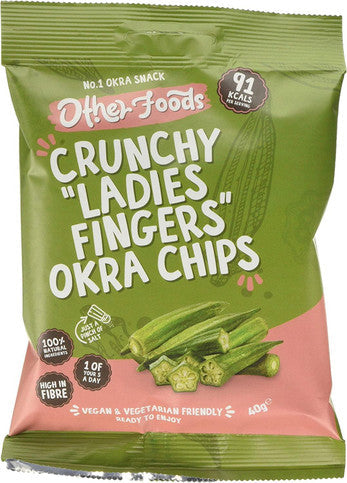 Other Foods Crunchy Ladies Fingers Okra 40g (Pack of 6)