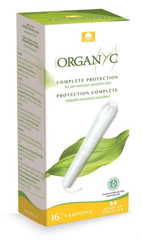 Organyc Tampons (Applicator) Regular - 16 Tampons