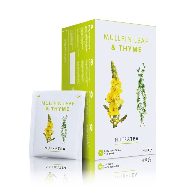NutraTea Mullein Leaf & Thyme - 20 Tea Bags