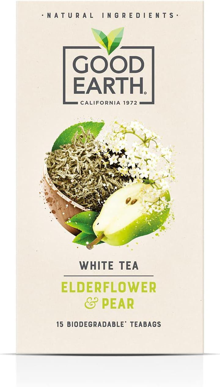 Good Earth Elderflower & Pear White Tea - 15 Teabags