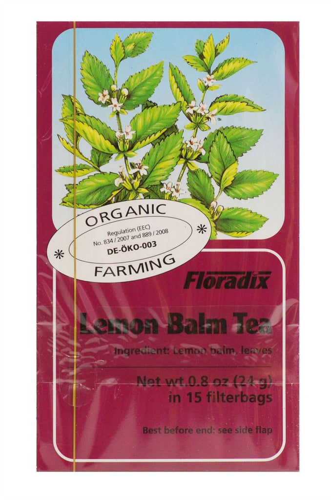 Floradix Herbal Tea Bags Lemon Balm 15 Bags