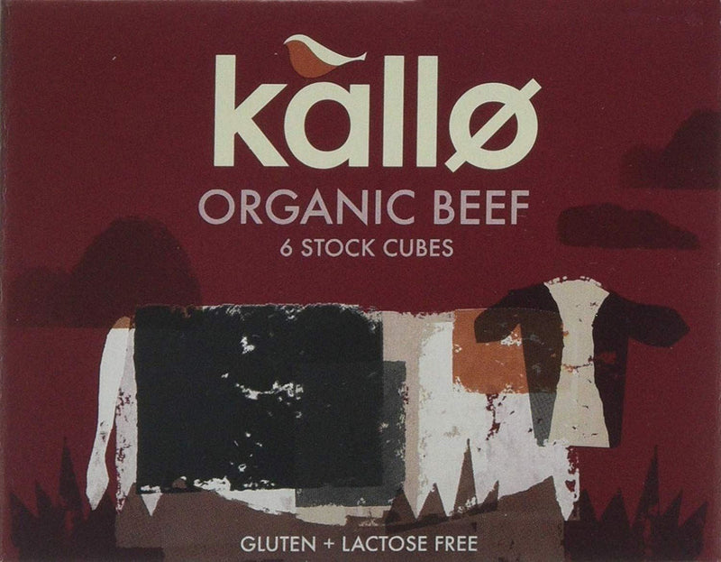 Kallo Organic Beef 6 Stock Cubes - 66g
