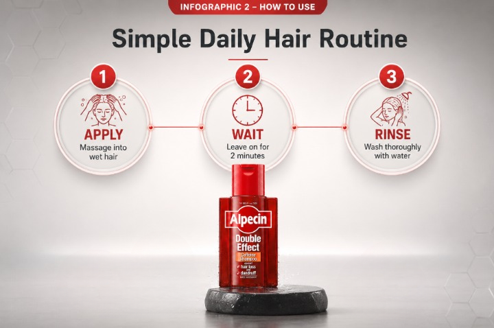 Alpecin Double Effect Caffeine Shampoo - 200ml