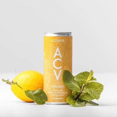 Apeal World ACTIVATE Sparkling ACV, Lemon & Mint - 250ml (Pack of 12)