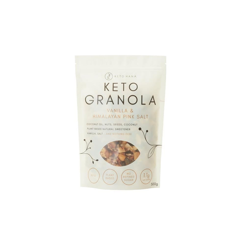 Keto Hana Vanilla & Himalayan Pink Salt Keto Granola - 300g