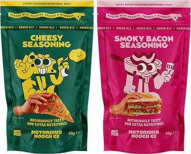Notorious Nooch Cheesy & Smoky Bacon Mix Pack