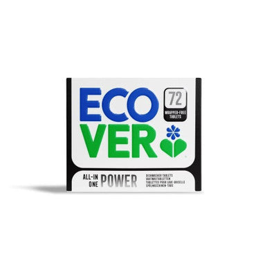 Ecover All in One Power Dishwasher Tablets - 72 Tablets