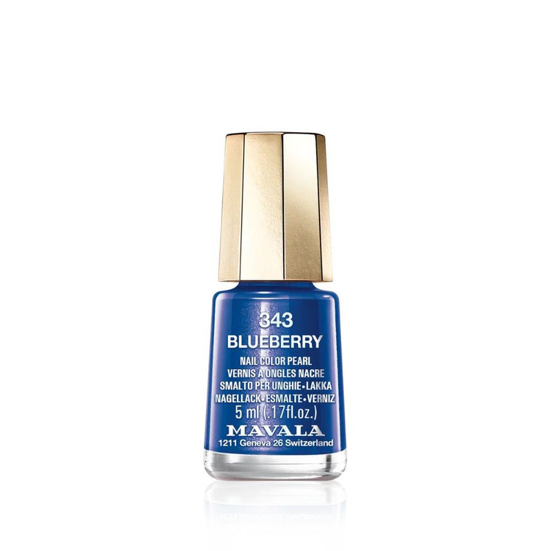 Mavala Blueberry (no.343) Pearl Nail Colour - 5ml