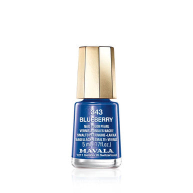 Mavala Blueberry (no.343) Pearl Nail Colour - 5ml
