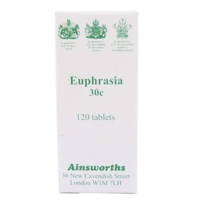 Ainsworths Euphrasia 30C Single Counter Remedy - 120 Tabs