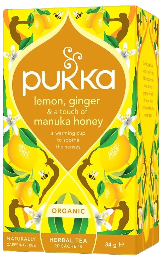 Pukka Lemon, Ginger & Manuka Honey - 20 Sachets