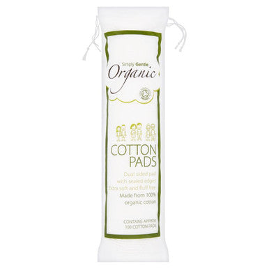 Simply Gentle Organic Cotton Cosmetic Pads - 100 Pads