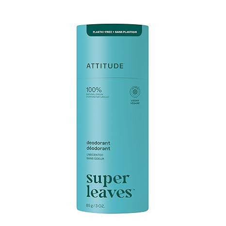 Attitude Super Leaves Deodorant Bar Unscented - 85g