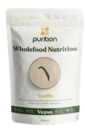 Purition Vegan Wholefood Nutrition Vanilla - 500g