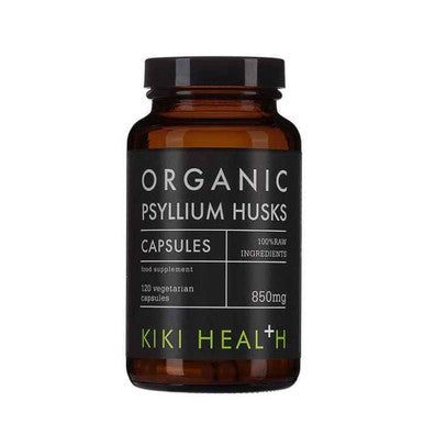 KIKI Health Organic Psyllium Husks - 120 Vegicaps