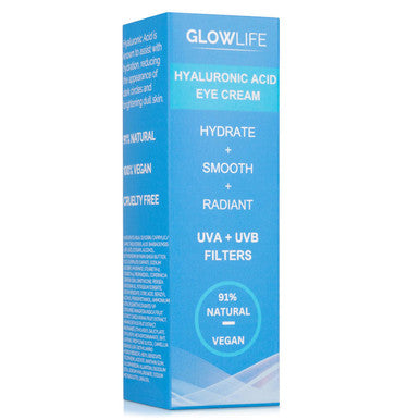 Glowlife Hyaluronic Eye Cream With UVA + UVB Filters - 30ml