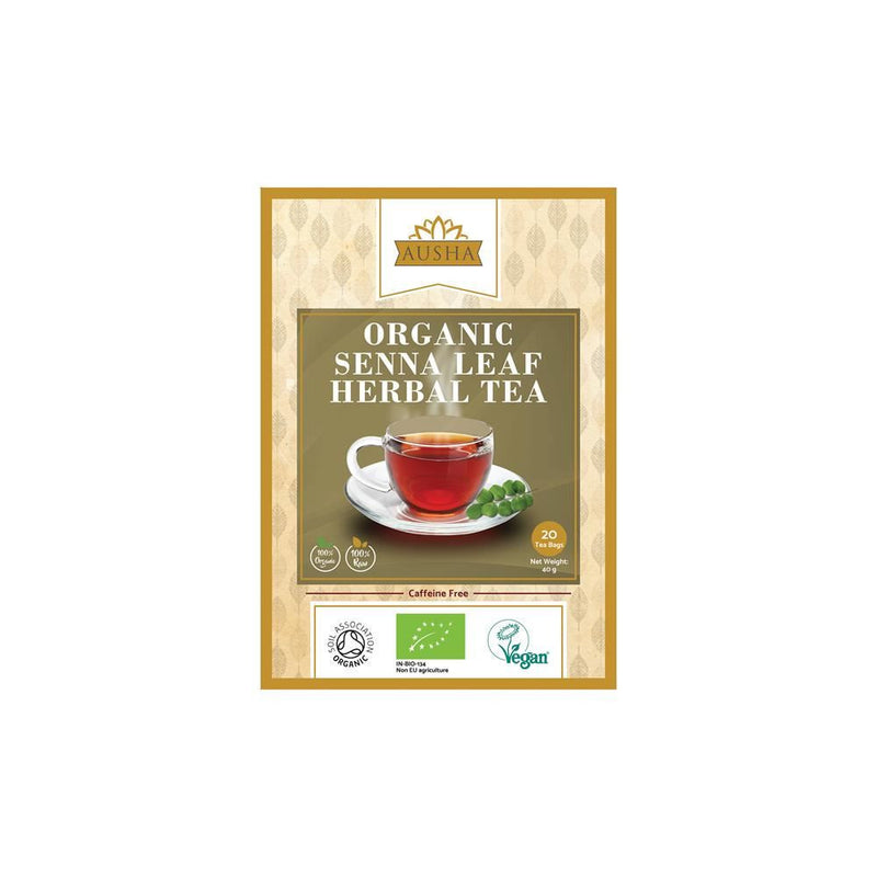 Ausha Organic Senna Herbal Tea - 20 Bags