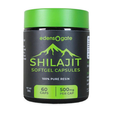 Edens Gate Premium Shilajit Resin Soft Gel Capsules - 30g