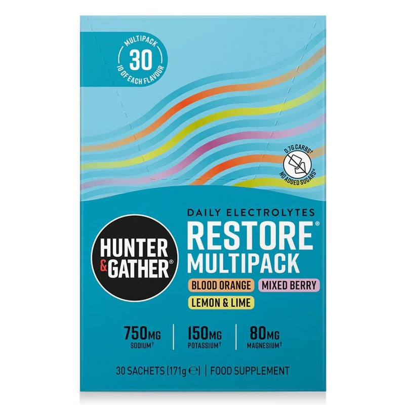 Hunter and Gather Restore Hydration Electrolytes Variety - 30 sachet