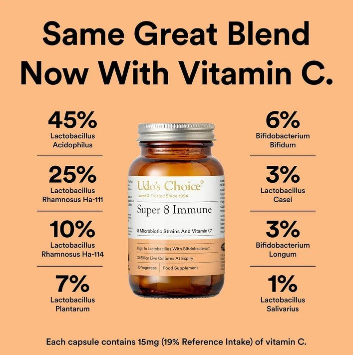 Udo's Choice Super 8 Immune - 30 Capsules