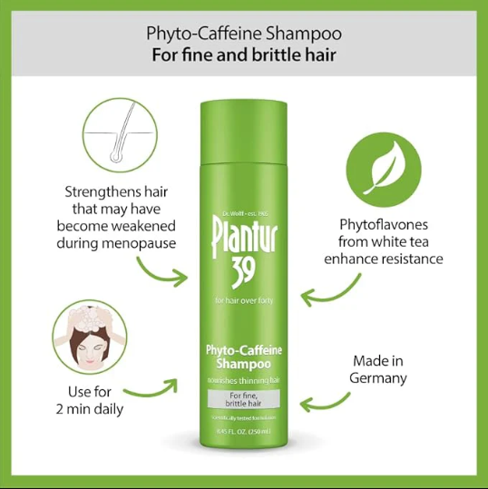 Plantur 39 Phyto-Caffeine Shampoo For Fine, Brittle Hair - 250ml