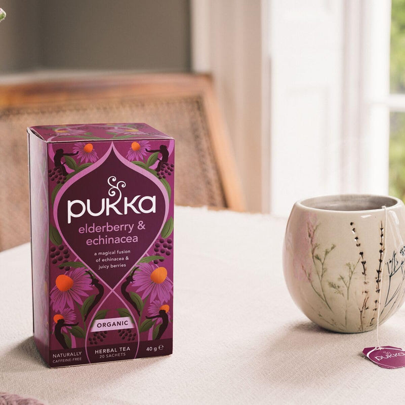 Pukka Elderberry & Echinacea Tea - 20 Sachets