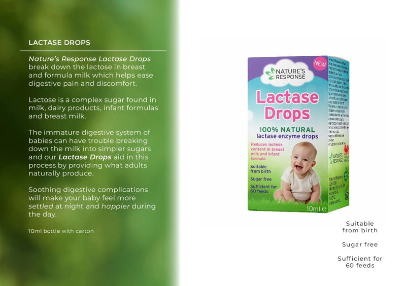 Nature's Response Baby Lactase Drops - 10ml