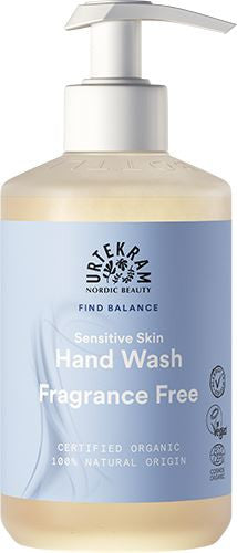 Urtekram Find Balance Fragrance Free Hand Wash (Sensitive Skin) - 300ml
