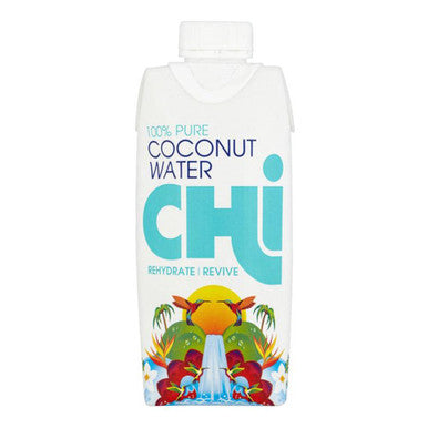 Chi 100% Pure Coconut Water - 330ml (Pack of 12)