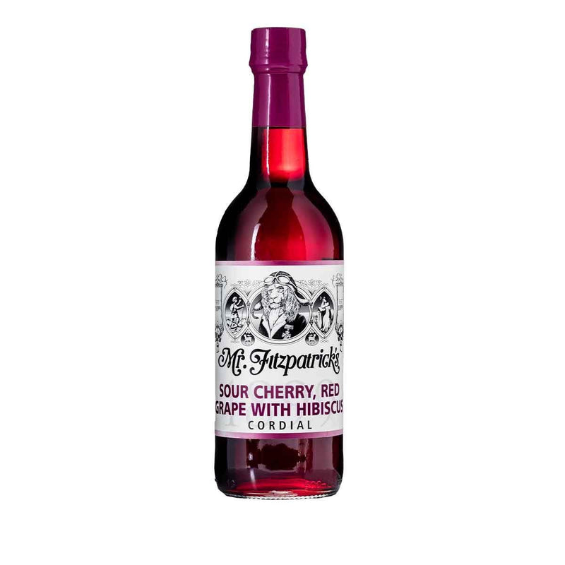 Mr Fitzpatrick's Sour Cherry, Red Grape & Hibiscus Cordial - 500ml